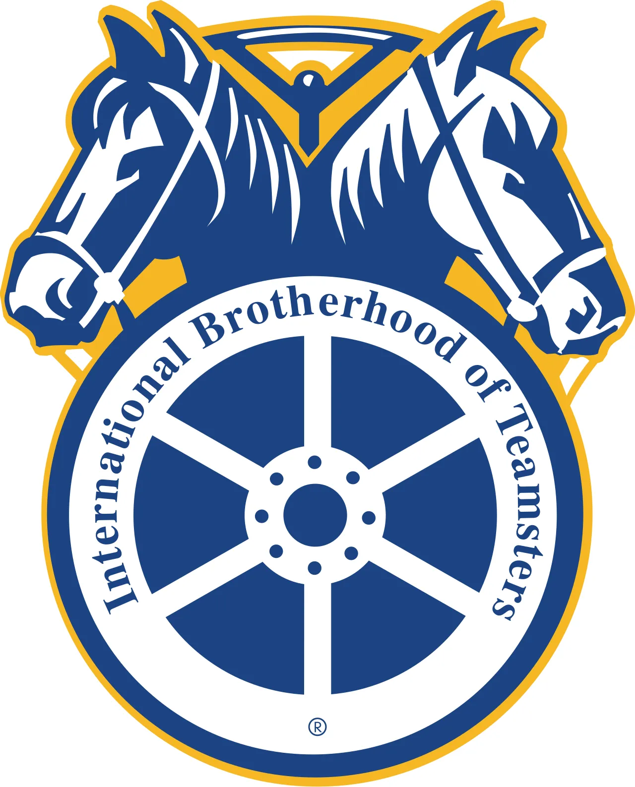 Ilustrasi gedung perkantoran serikat pekerja International Brotherhood of Teamsters di Amerika Serikat