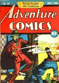 Sampul komik Adventure Comics menampilkan Superboy dan Legion of Super-Heroes