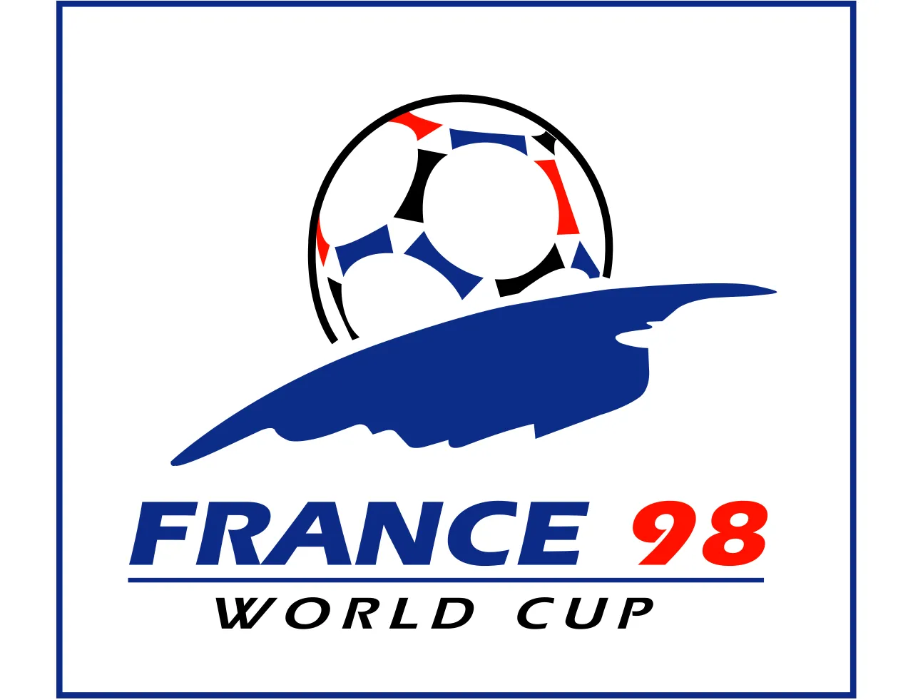 Suasana stadion dan trofi Piala Dunia 1998 di Prancis
