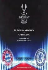 Pemain Bayern Munich merayakan kemenangan di Piala Super Eropa 2013