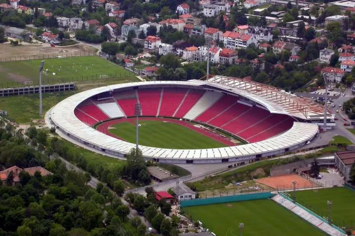 Pertandingan final UEFA Euro 1976 di Stadion Crvena Zvezda, Belgrade