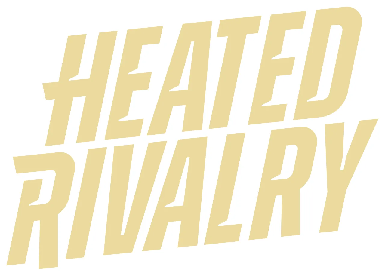 Poster serial televisi Heated Rivalry yang diadaptasi dari novel Rachel Reid