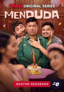 Poster promosi serial web komedi drama Menduda tayangan Vidio