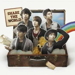 Sampul single Share the World/We Are dari Tohoshinki untuk anime One Piece