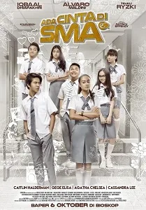 Poster film Ada Cinta di SMA dibintangi personel CJR