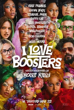 Poster film komedi absurd I Love Boosters garapan sutradara Boots Riley