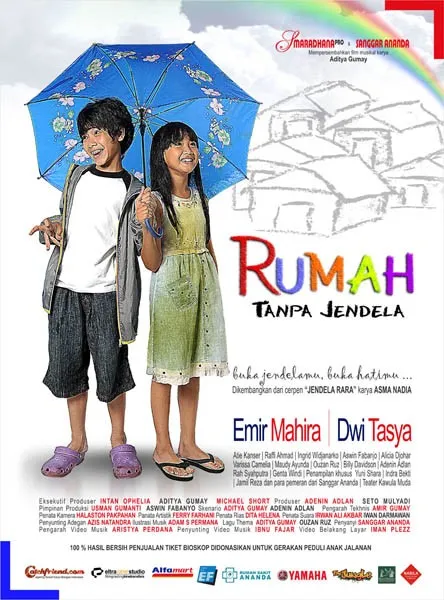 Poster dan adegan film Rumah tanpa Jendela garapan Aditya Gumay
