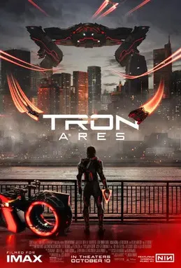 Poster dan adegan film Tron Ares yang dibintangi Jared Leto
