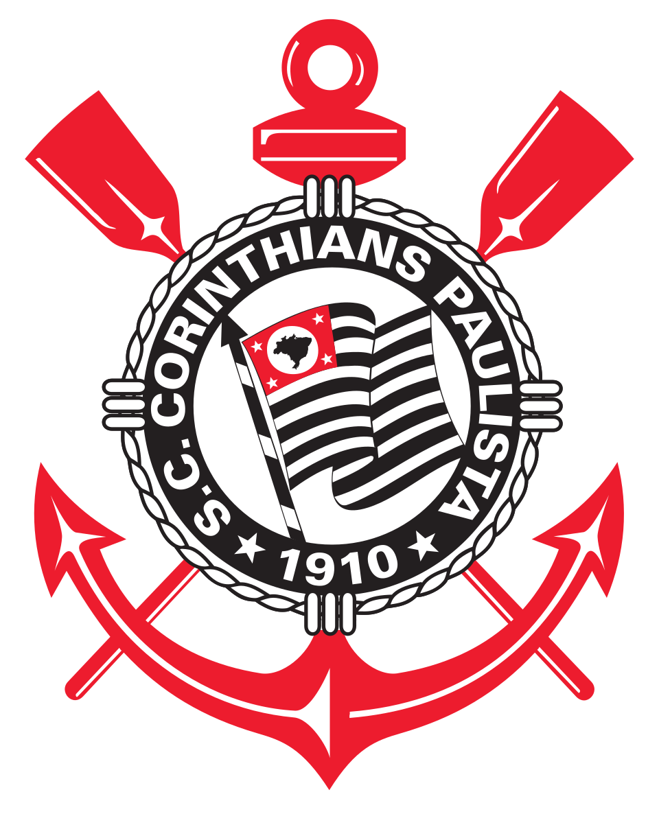 Logo dan stadion Neo Química Arena milik Sport Club Corinthians Paulista di São Paulo