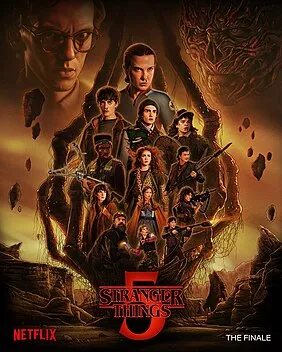Ilustrasi poster serial Stranger Things season 5