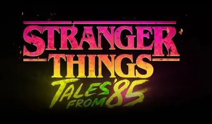 Poster serial animasi Stranger Things Tales from 85 di Netflix
