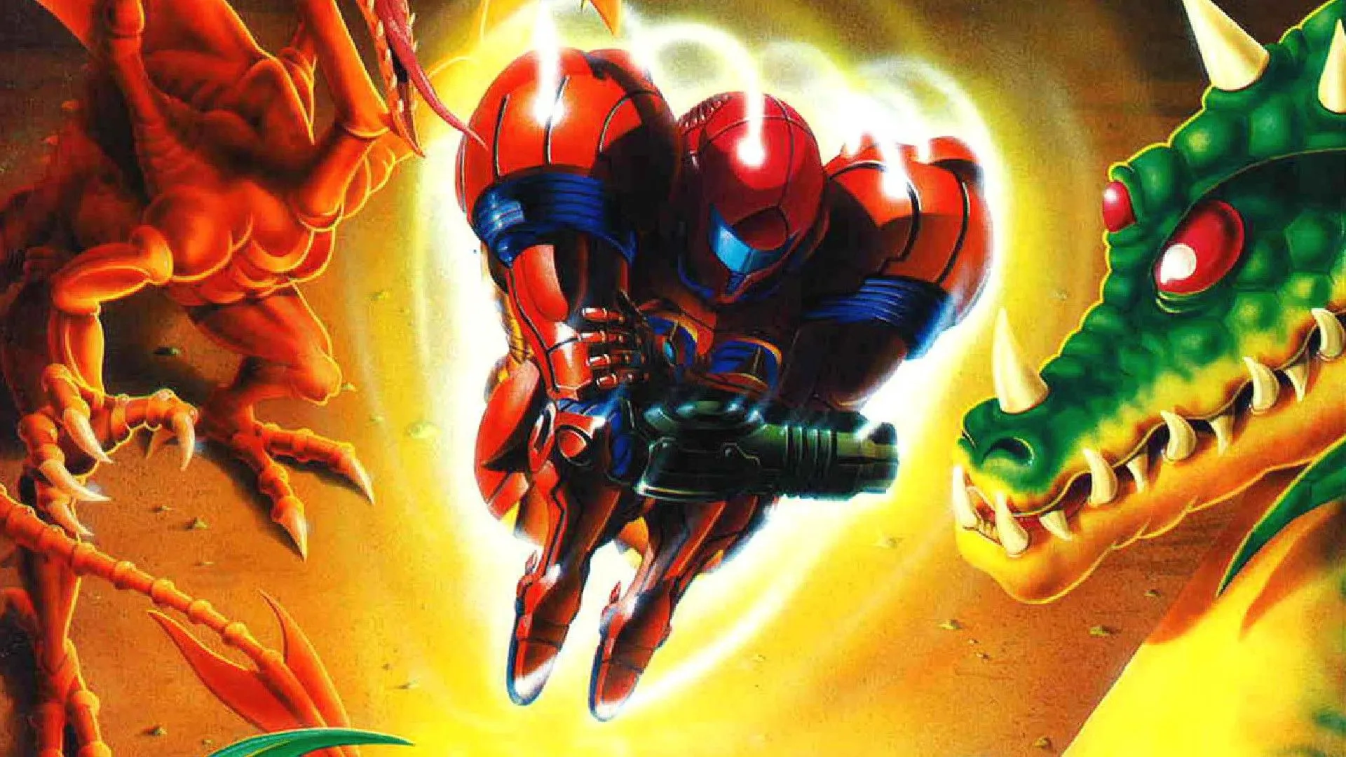 Tangkapan layar dari game klasik Super Metroid keluaran tahun 1994
