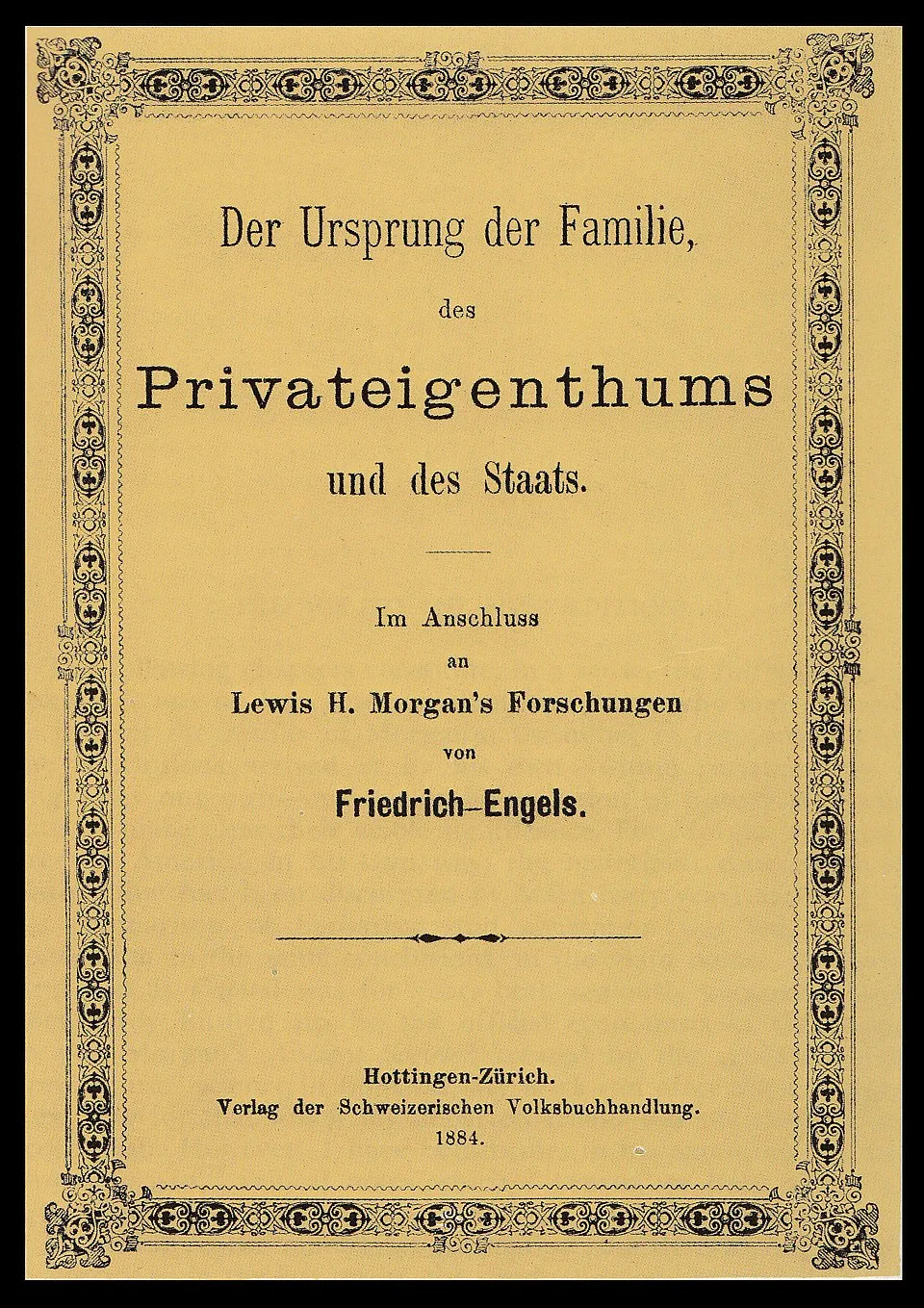 Sampul buku The Origin of the Family, Private Property and the State karya Friedrich Engels