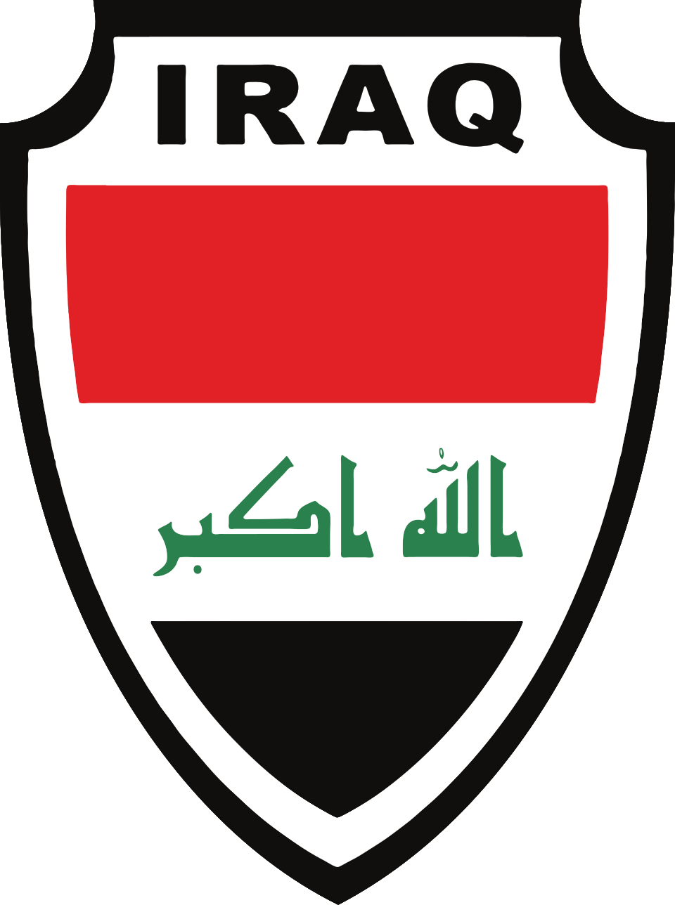 Lambang dan potret tim nasional sepak bola Irak yang mewakili negara di kancah internasional