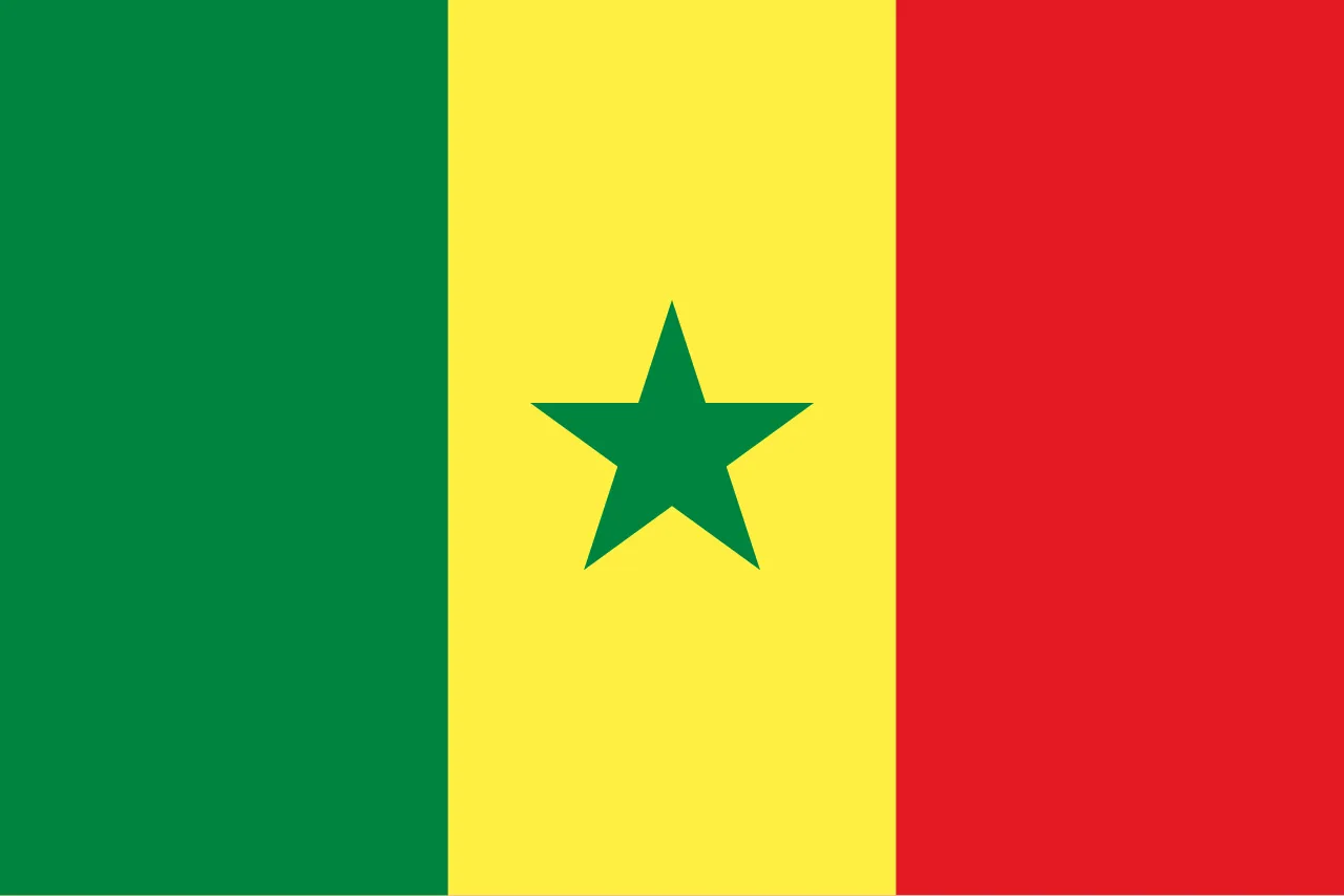 Tim nasional sepak bola Senegal merayakan kemenangan di lapangan