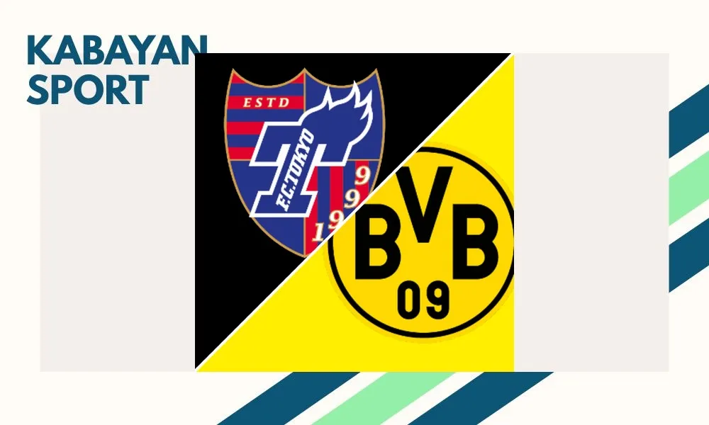 Aksi para pemain Borussia Dortmund saat menghadapi Tokyo dalam laga uji coba pramusim