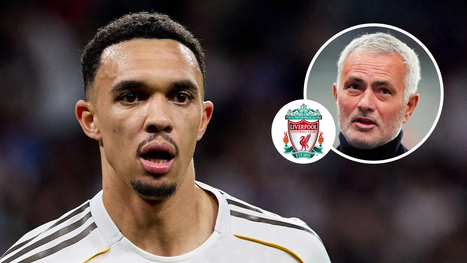 Bek kanan Real Madrid Trent Alexander-Arnold dalam sesi latihan bersama klub