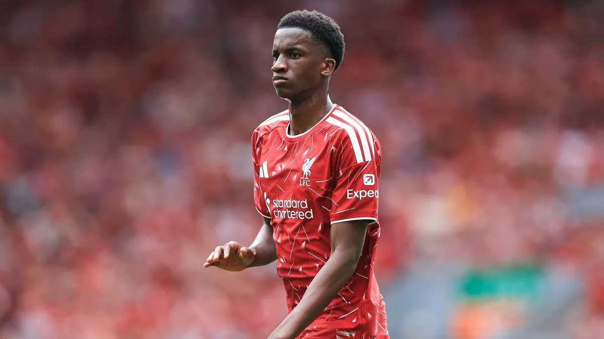 Trey Nyoni beraksi di sesi latihan pramusim Liverpool jelang kompetisi baru