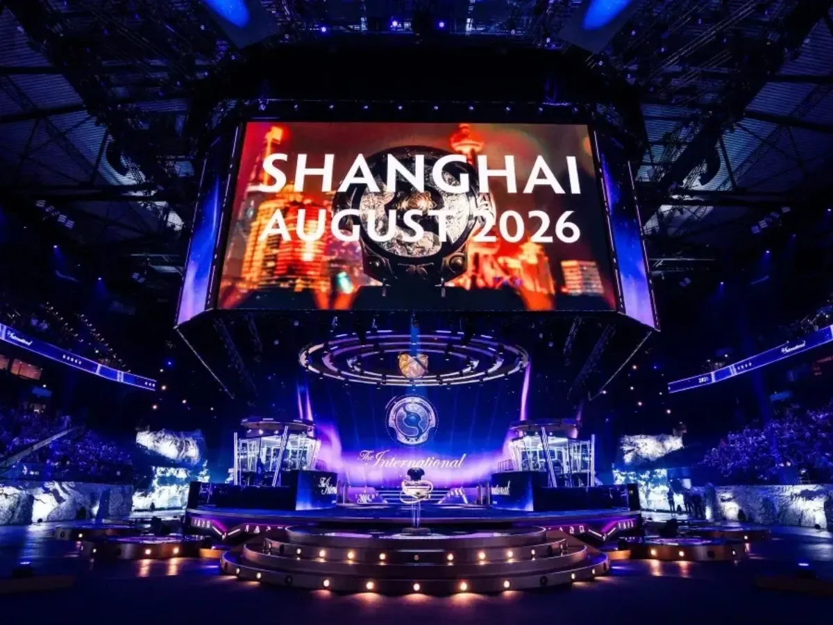 Panggung utama turnamen Dota 2 The International 2026 di Shanghai
