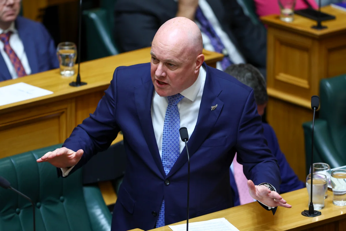 Gedung Parlemen New Zealand di Wellington tempat pengesahan undang-undang bahasa resmi