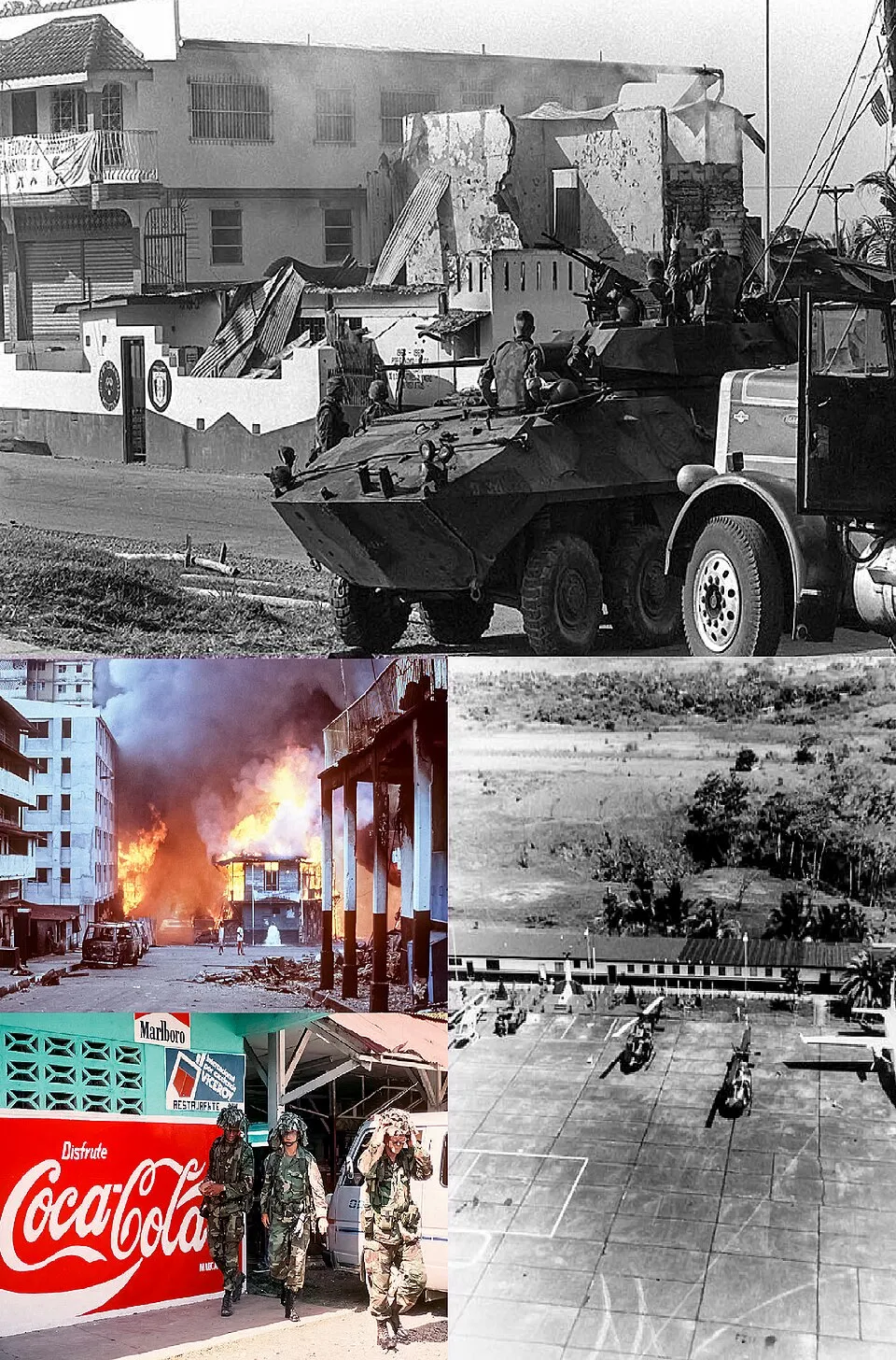 Ilustrasi sejarah invasi militer Amerika Serikat ke Panama tahun 1989