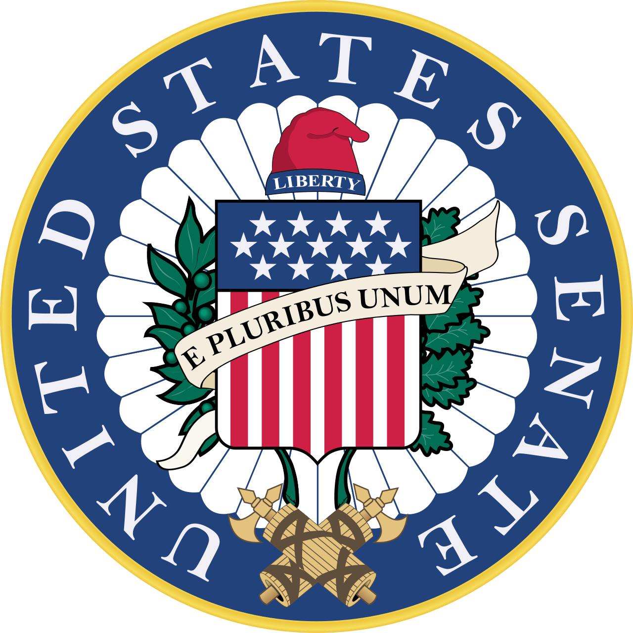 Gedung Capitol Amerika Serikat tempat sidang United States Senate dilangsungkan