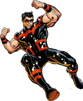 Ilustrasi karakter komik Wonder Man dari Marvel Comics