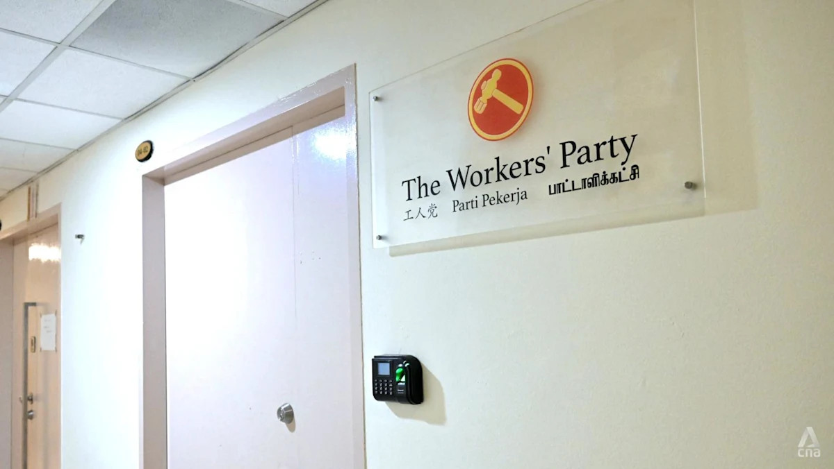 Kantor pusat Workers Party di Teambuild Centre Geylang Road Singapura