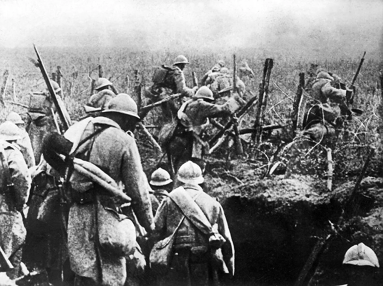 Ilustrasi dan arsip sejarah pertempuran dalam World War I