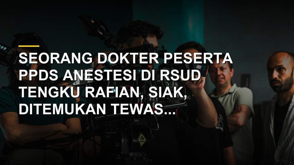 Garis polisi di lokasi penemuan jenazah dokter PPDS di semak belukar samping RSUD Tengku Rafian Siak