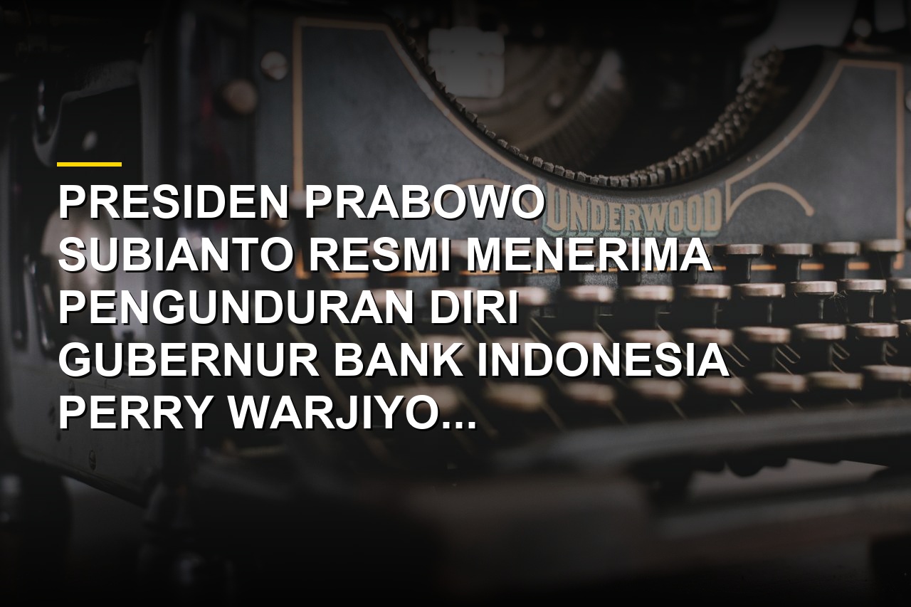 Gedung Bank Indonesia di Jakarta Pusat tempat pengumuman pengunduran diri Gubernur BI Perry Warjiyo
