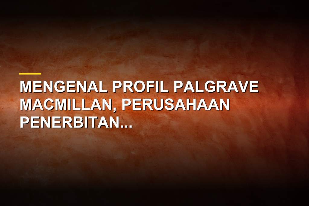 Gedung kantor penerbit akademik global Palgrave Macmillan