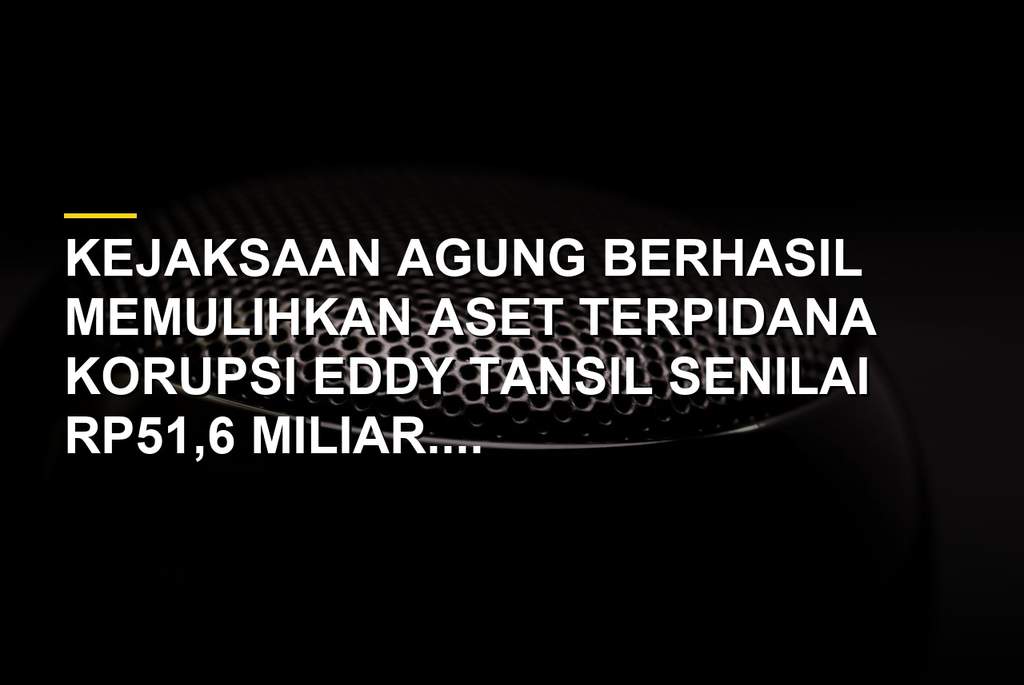 Gedung Kejaksaan Agung Republik Indonesia tempat pengumuman aset Eddy Tansil