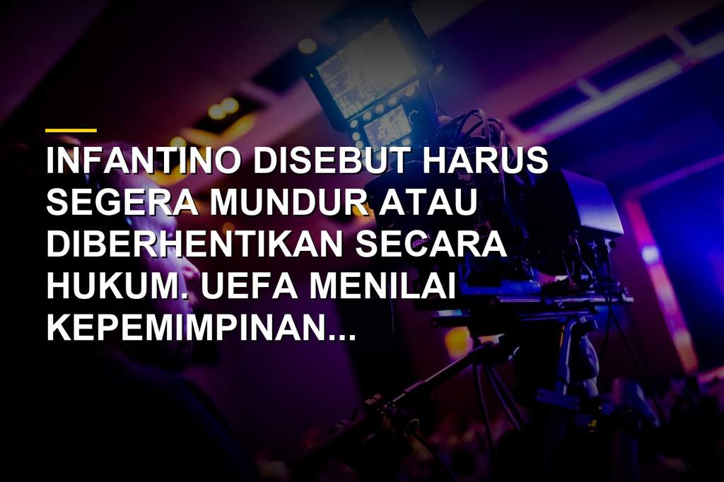 Gianni Infantino presiden FIFA tampak tertekan setelah gagal menjual saham Piala Dunia dan mendapat tekanan mundur
