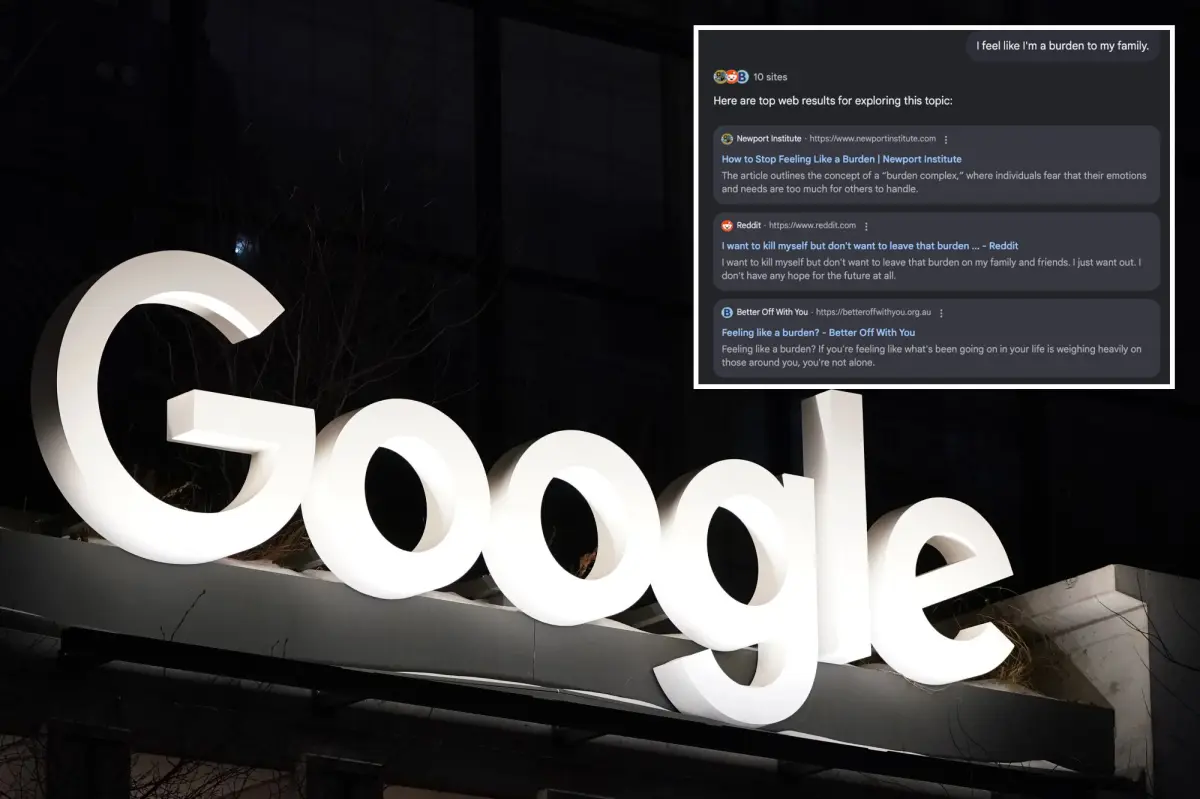 Ilustrasi risiko pencarian AI Google pada perangkat anak-anak