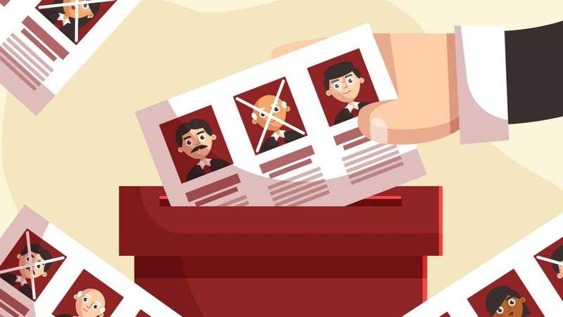 Grafik hasil survei elektabilitas calon presiden 2029 oleh Poltracking Indonesia