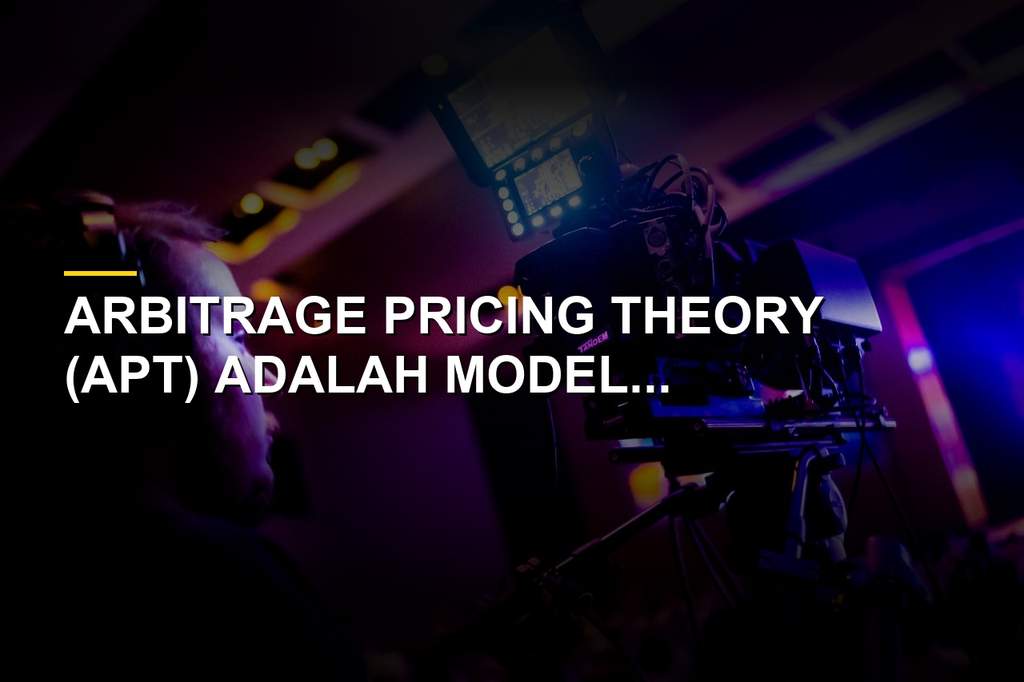 Grafik ilustrasi analisis keuangan dan model Arbitrage Pricing Theory
