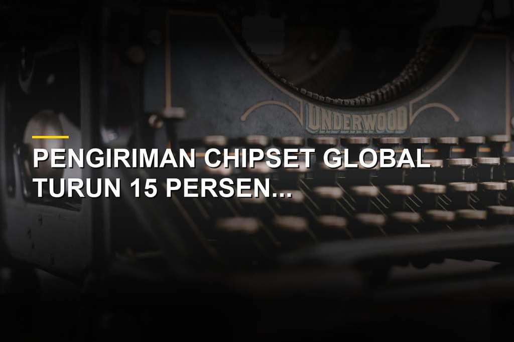 Grafik penurunan pengiriman chipset global dan pertumbuhan Tensor Google tahun 2026