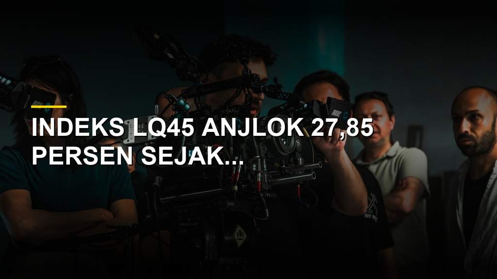 Grafik pergerakan pasar saham dan indeks LQ45 di Bursa Efek Indonesia