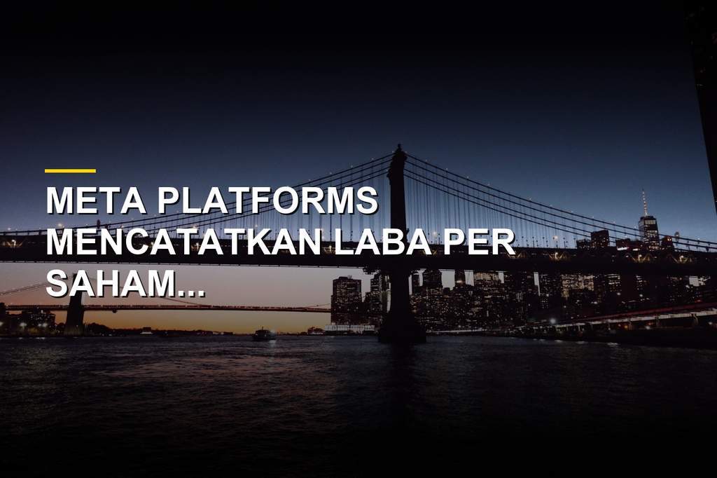 Grafik saham Meta Platforms yang anjlok setelah rilis laporan keuangan Q2 2026