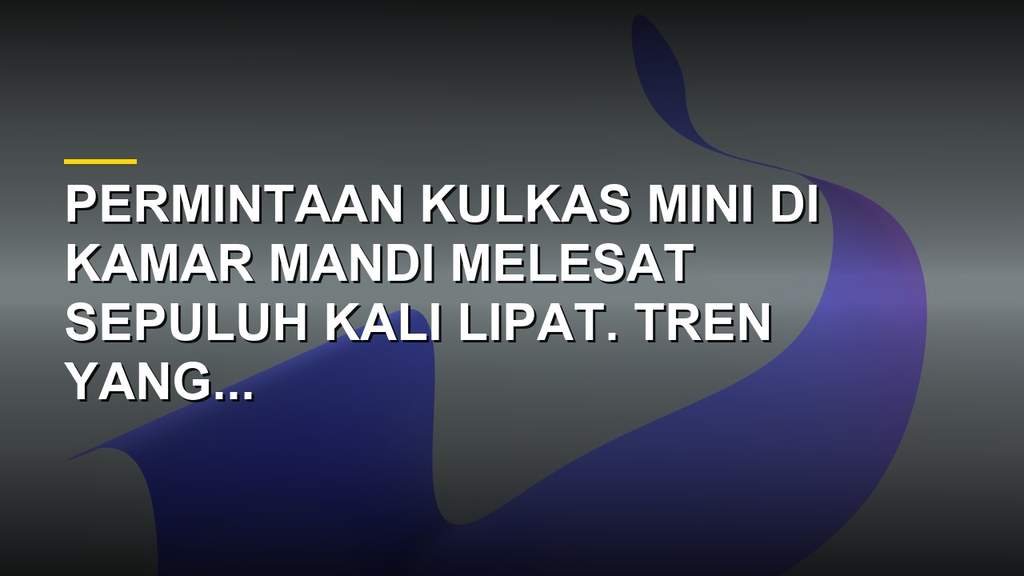 Ibu menyimpan produk skincare dan semaglutide di kulkas mini kamar mandi dengan gaya hidup modern