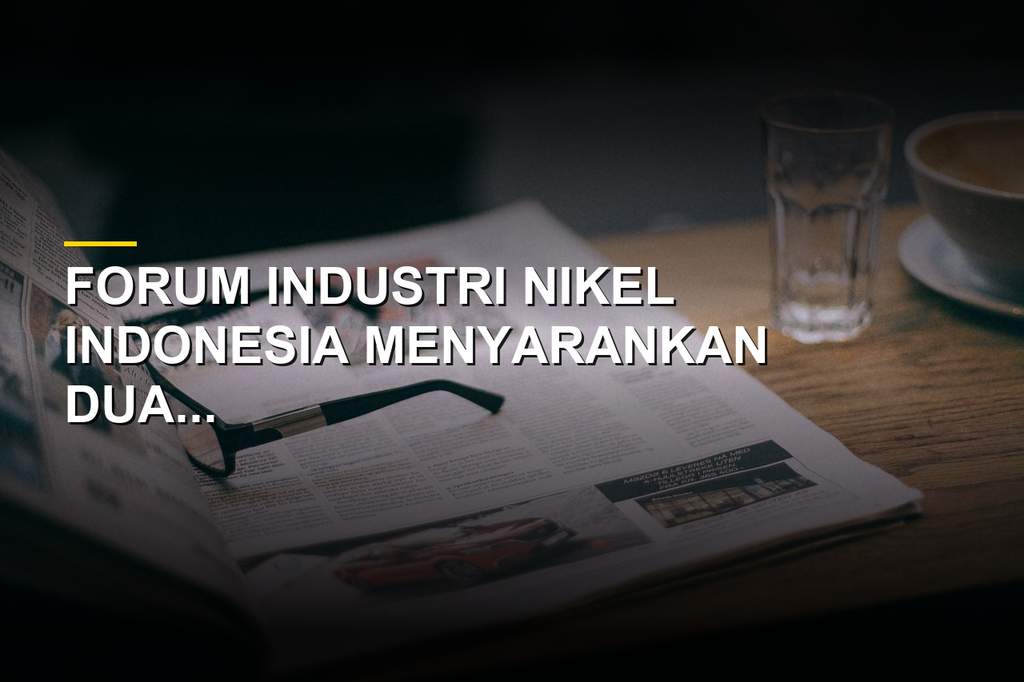Ilustrasi aktivitas di kawasan smelter nikel di Indonesia