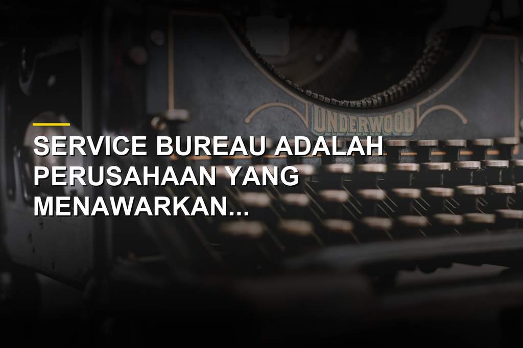 Ilustrasi aktivitas perkantoran dan layanan bisnis profesional