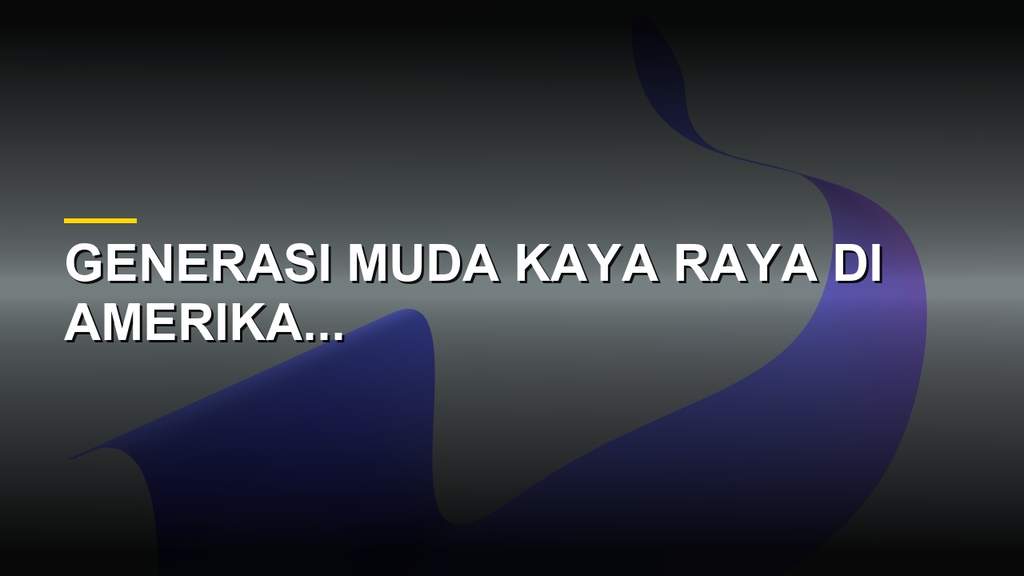 Ilustrasi anak muda kaya mengelola portofolio investasi di luar pasar saham