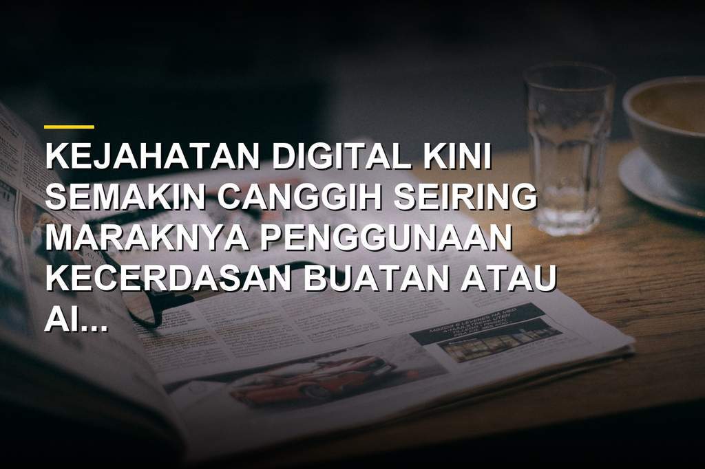 Ilustrasi ancaman digital fraud dan kecerdasan buatan di Indonesia