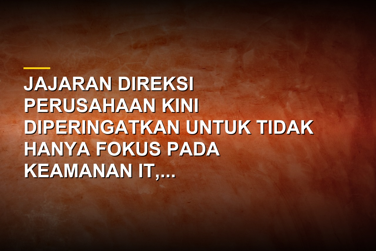 Ilustrasi ancaman keamanan siber pada sistem Teknologi Operasional di ruang kendali pabrik