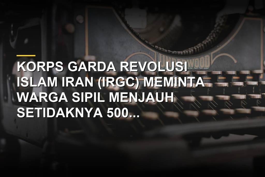 Ilustrasi anggota IRGC Iran saat mengikuti latihan militer di Teheran