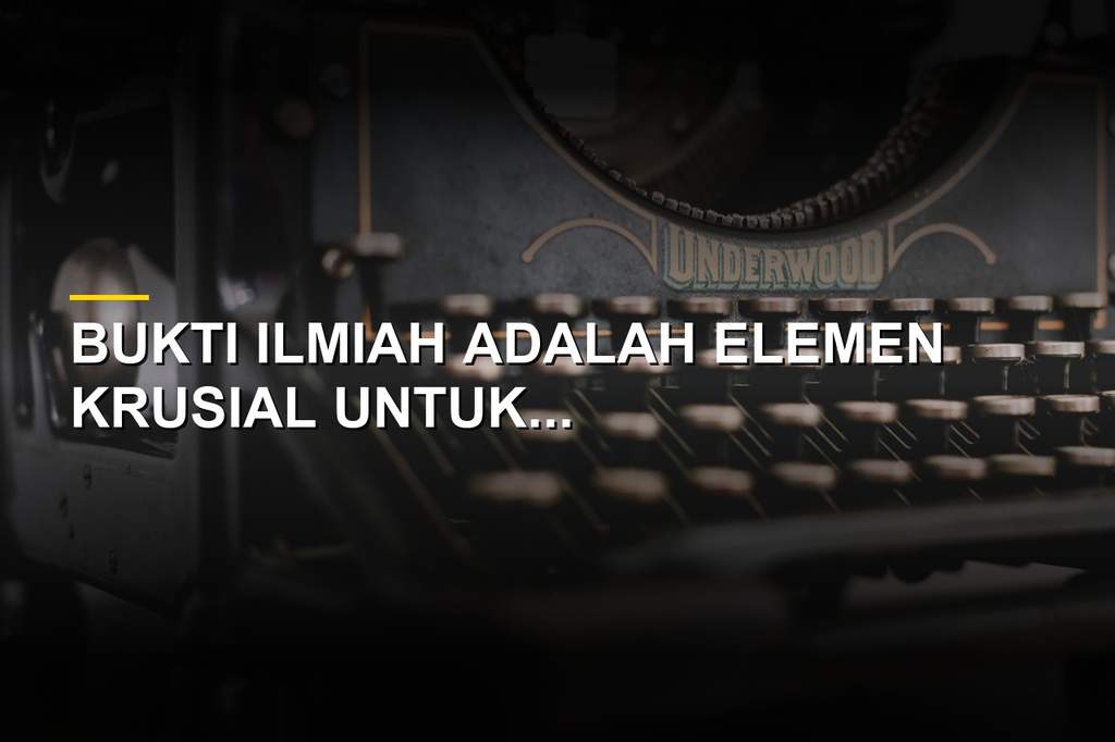 Ilustrasi bukti ilmiah dan penelitian laboratorium