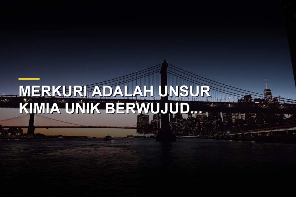Profil Unik Merkuri, Logam Berat yang Berwujud Cair