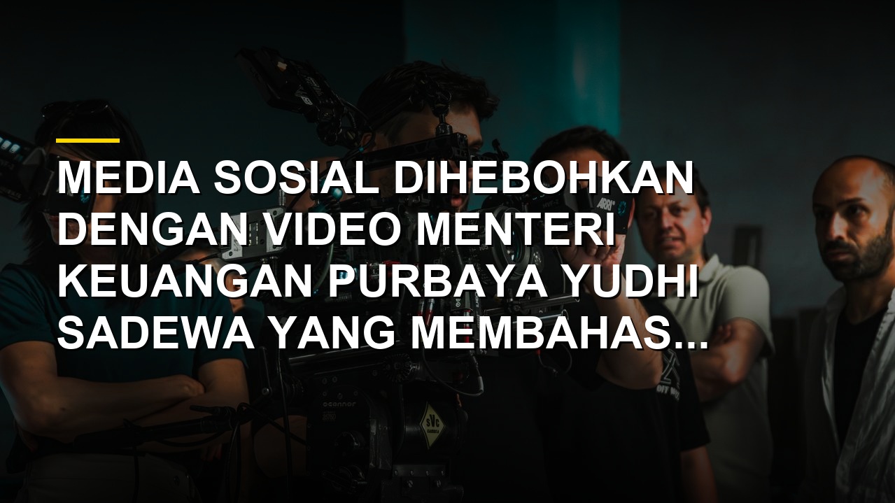 Ilustrasi cek fakta hoaks video Menkeu Purbaya sebut dana desa dikorupsi hasil buatan AI
